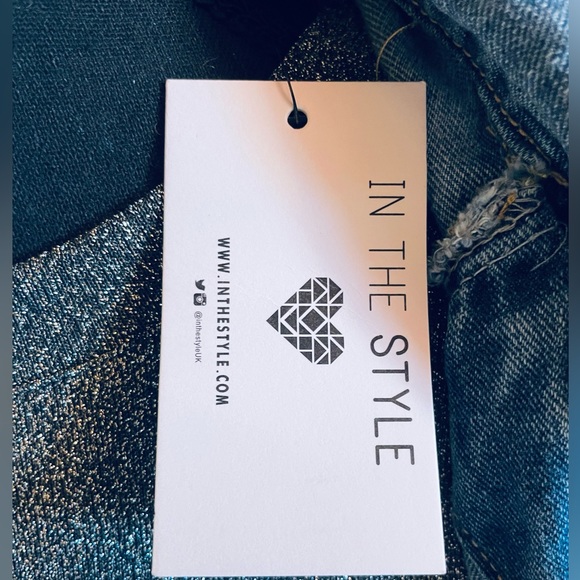 Laila Loves Denim Wrap Trench Style Mini Dress - Picture 4 of 5